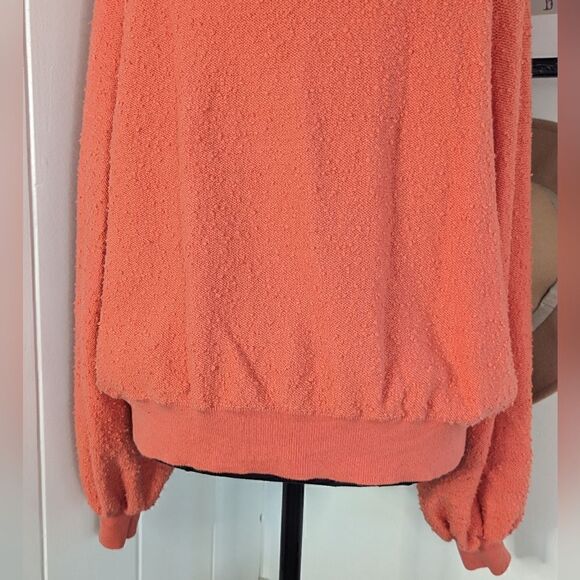 Free People Pullover Sweater Cactus Bloom XS Coastal Cowgirl Boho Cottagecore - Picture 9 of 10